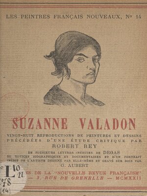 cover image of Suzanne Valadon